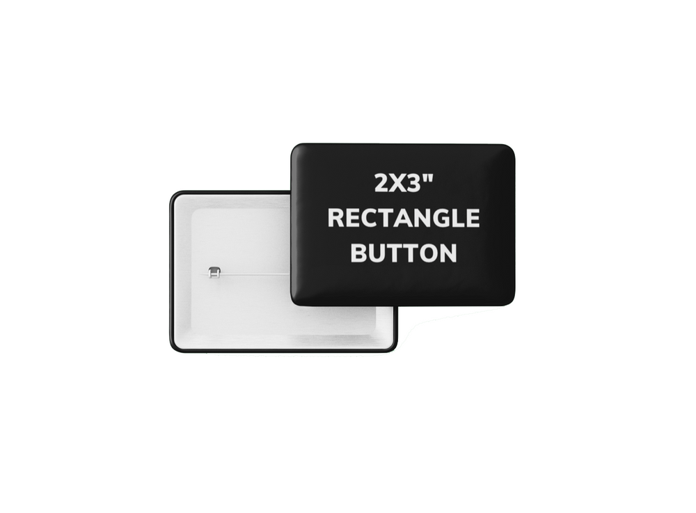 2" x 3" Rectangular Button