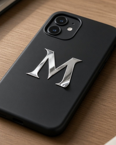 Custom Silver Chrome Die-Cut Stickers