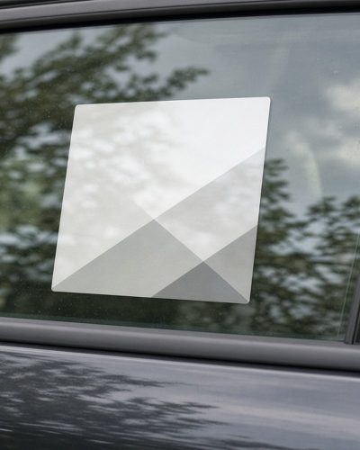 Custom White Window Clings
