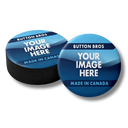 Custom round fridge magnets made in Canada — Button Bros