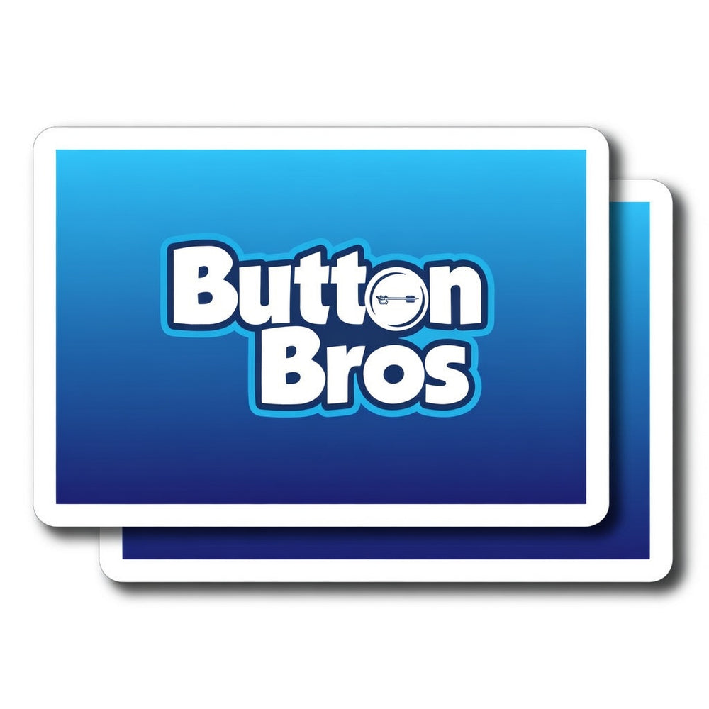 Custom Stickers Canada | Vinyl, Paper & Die-Cut, No Minimum – Button Bros