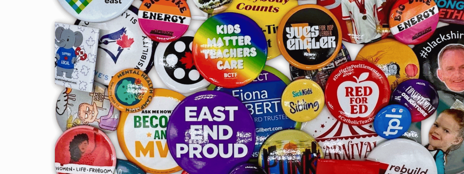 Custom Button Sticker Custom Buttons, Magnets, & Stickers Made in Canada | Button Bros